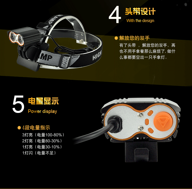 Eclairage pour vélo HASKY - phare - Ref 2398225 Image 31