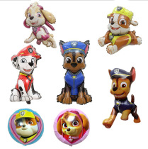 Cartoon Wang Wang Team Patrol Theme Aluminum Balloon Xiao Li Archie Children's Birthday Party 3 Years Old Decoration