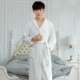 Gegemi mùa thu và mùa đông áo choàng flannel nữ áo choàng lông cừu san hô phiên bản Hàn Quốc của bộ đồ ngủ đôi dày dày những người yêu thích đồ ngủ