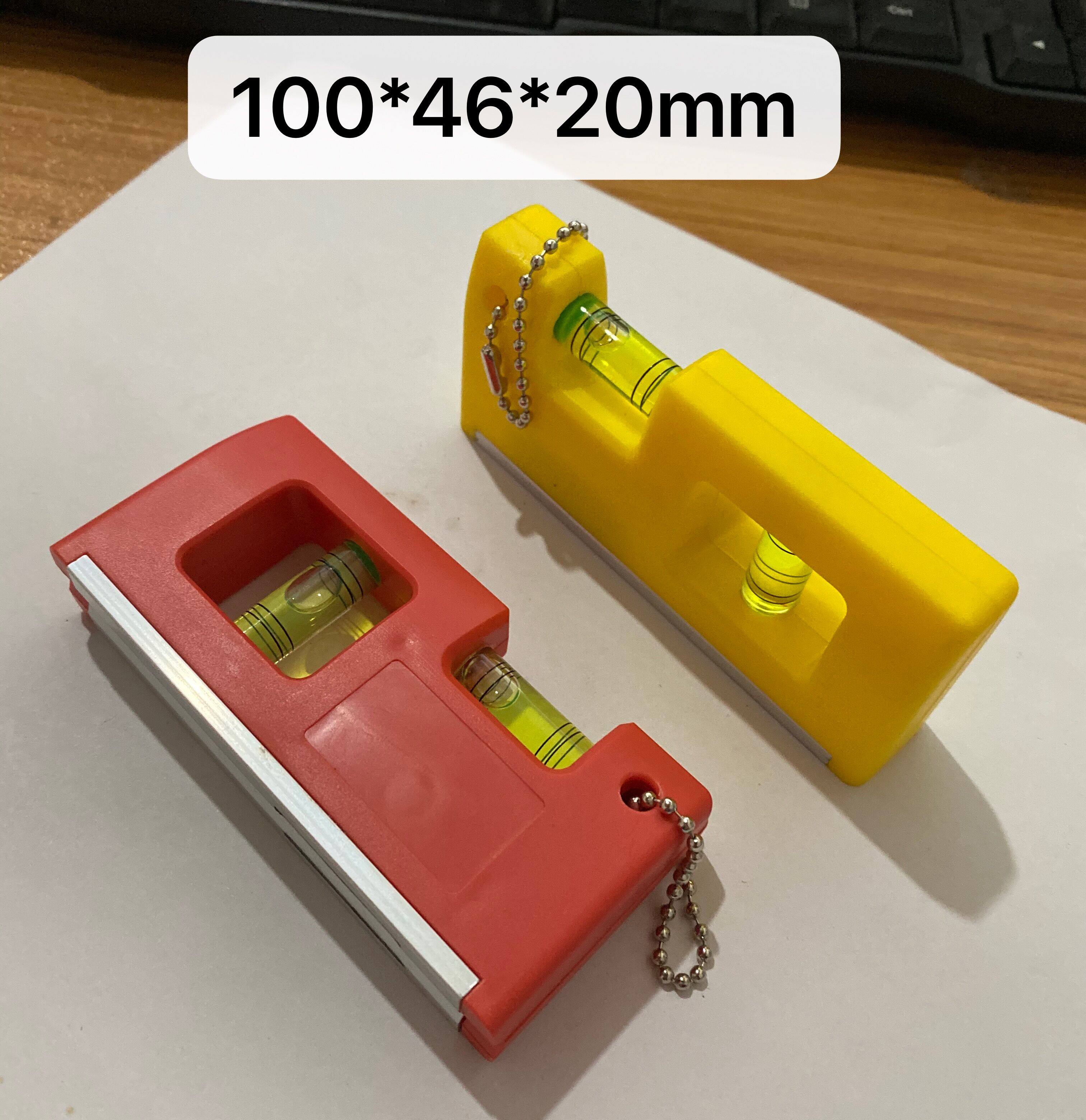 Foreign trade strong magnetic level 100mm can be customized factory direct sales mini model hanging chain level ruler level