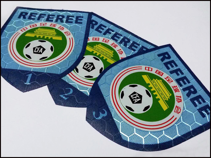 2017 new version of the referee level badge Football referee badge Guojia level first level Second level third level badge