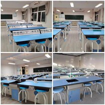 Student aluminum plastic hoisting physical chemistry experiment table school biological science laboratory table physical chemistry experiment table