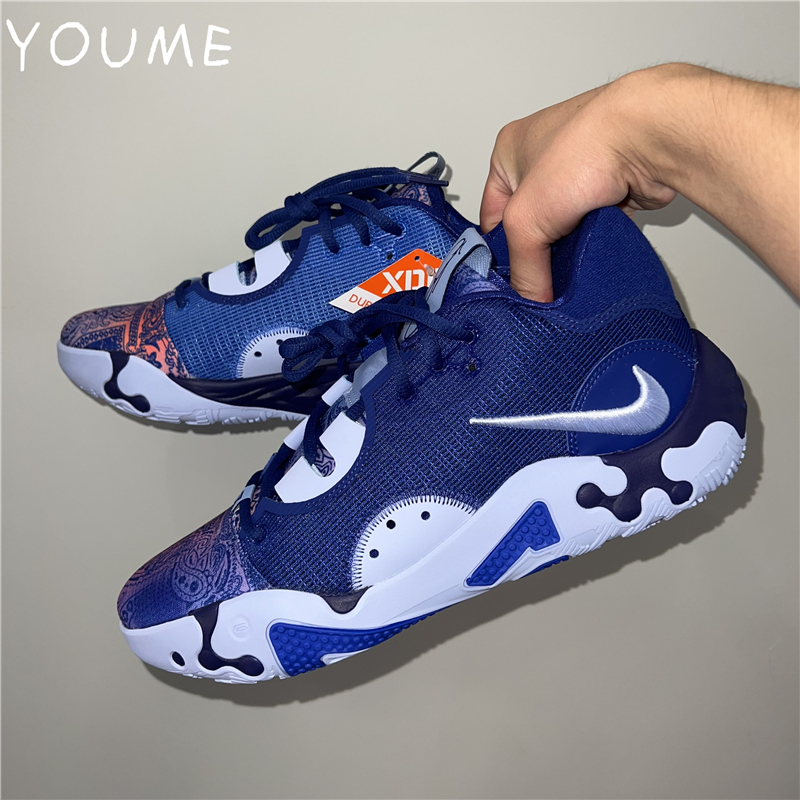 Nike Pg6 Black and White Valentine's Day Paul George 6Th Generation Bubble Gum Reverse Hook Practical Basketball Shoes Dh8447-100 Nike Pg6 Black and White Valentine's Day Paul George 6Th Generation Bubble Gum Reverse Hook Practical Basketball Shoes Dh8447-100