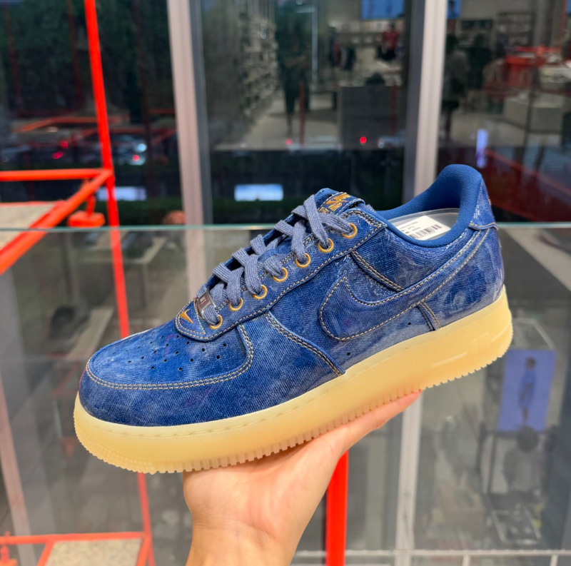 Nike Air Force 1 Retro Low Af1 Patent Leather Denim Blue Air Force One Low Im5757-400