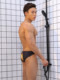 GreatAsia Men's Black Triangle Sexy Low Waist Corded Swimming Pants Narrow Side Sports Beach Hot Spring 201