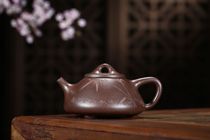 Yixing purple clay pot Zhang Yi full handmade original mine purple mud high temperature stone ladling pot home kung fu tea set engraved