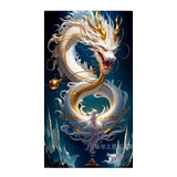 Бриллиантовая живопись 2024 Новый Diamond Dragon New Year Past