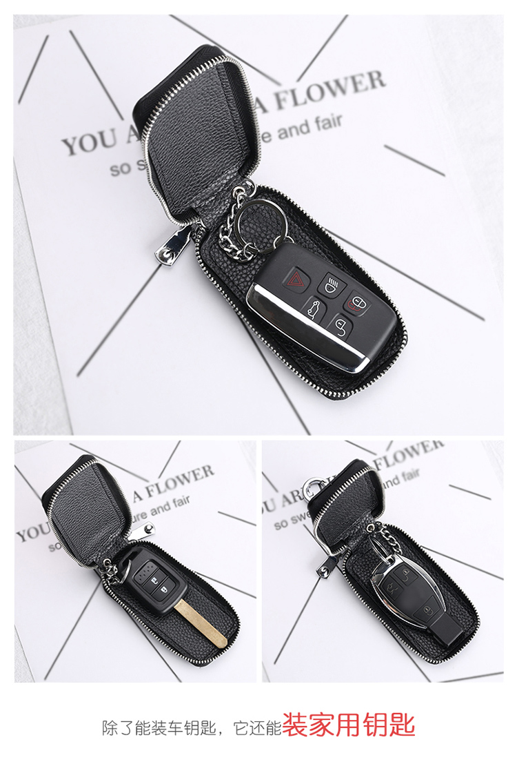 Tide thương hiệu túi chìa khóa túi xách nữ Hàn Quốc dễ thương mini đa chức năng hộ gia đình phổ quát túi lưu trữ ví da nữ