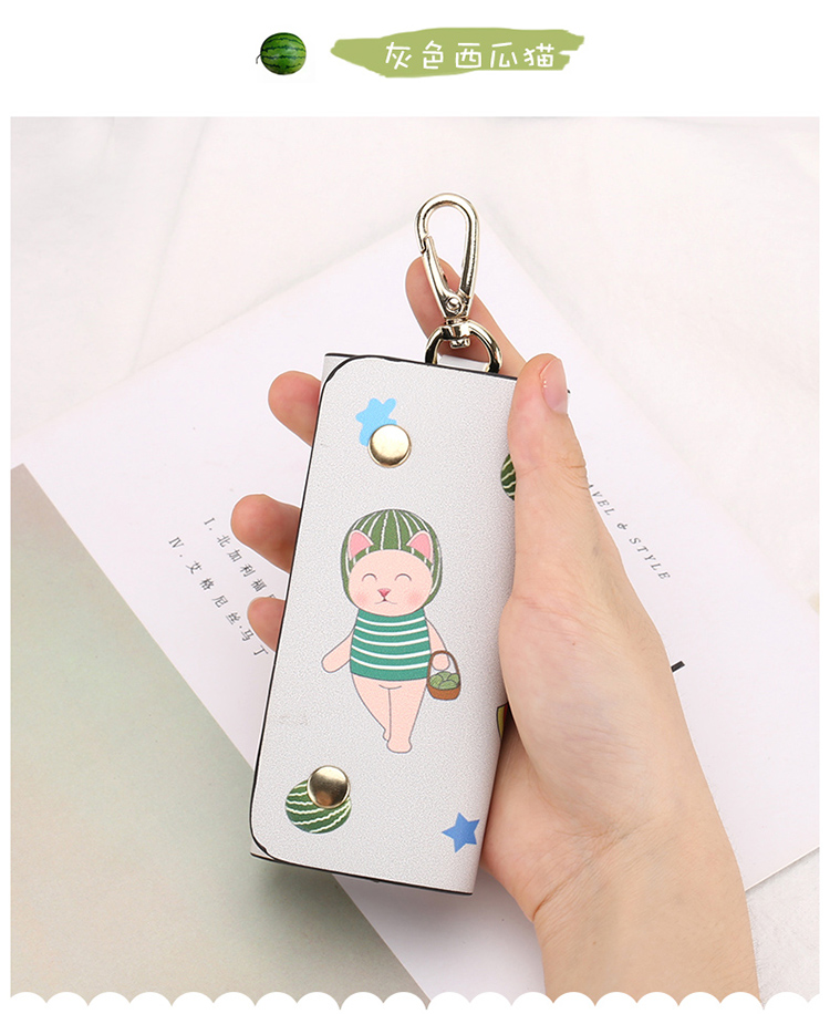 Túi chìa khóa nữ Hàn Quốc dễ thương gói chìa khóa sáng tạo đa chức năng hộ gia đình túi lưu trữ túi xe đa năng túi đựng chìa khóa