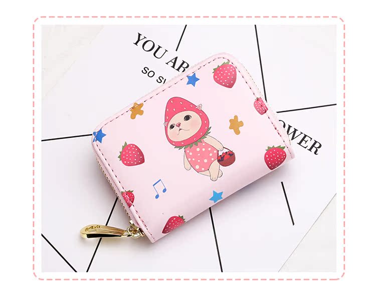 Gói thẻ Accord nhỏ Nữ dễ thương Bộ thẻ kinh doanh nhỏ của Hàn Quốc Bộ thẻ thẻ cá nhân Bộ thẻ Thẻ công suất lớn ví cầm tay nam lv