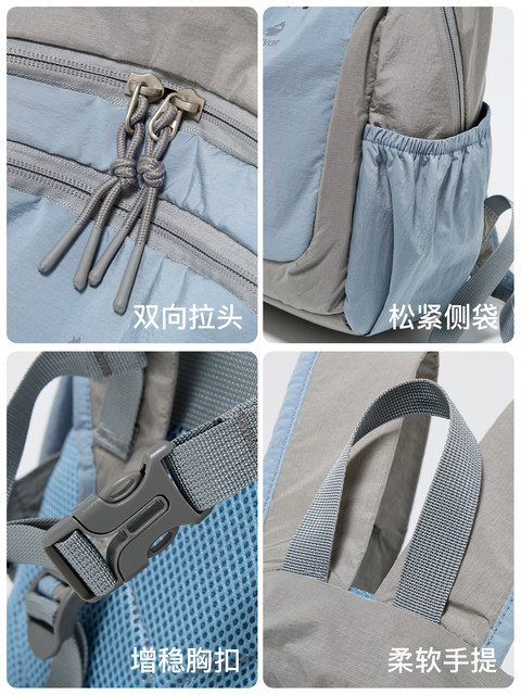 Fouvo Sports Waterproof Backpack for Women 2026 New Oxford Cloth Student School Bag Casual Lightweight Travel Bag Winter