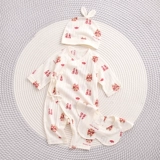 Детский летний ультратонкий комбинезон для новорожденных, детское праздничнное хлопковое боди подходит для мужчин и женщин