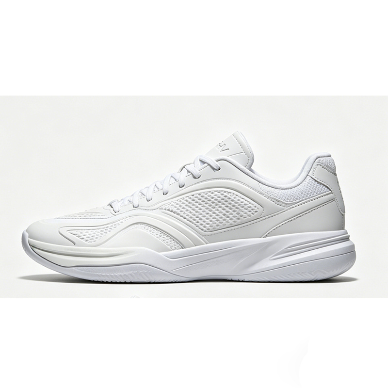 Nghv Mesh Breathable Lightweight Sports Lace-Up Low-Top Simple Design Non-Slip White Non-Slip Rebound Basketball Shoes Nghv Mesh Breathable Lightweight Sports Lace-Up Low-Top Simple Design Non-Slip White Non-Slip Rebound Basketball Shoes