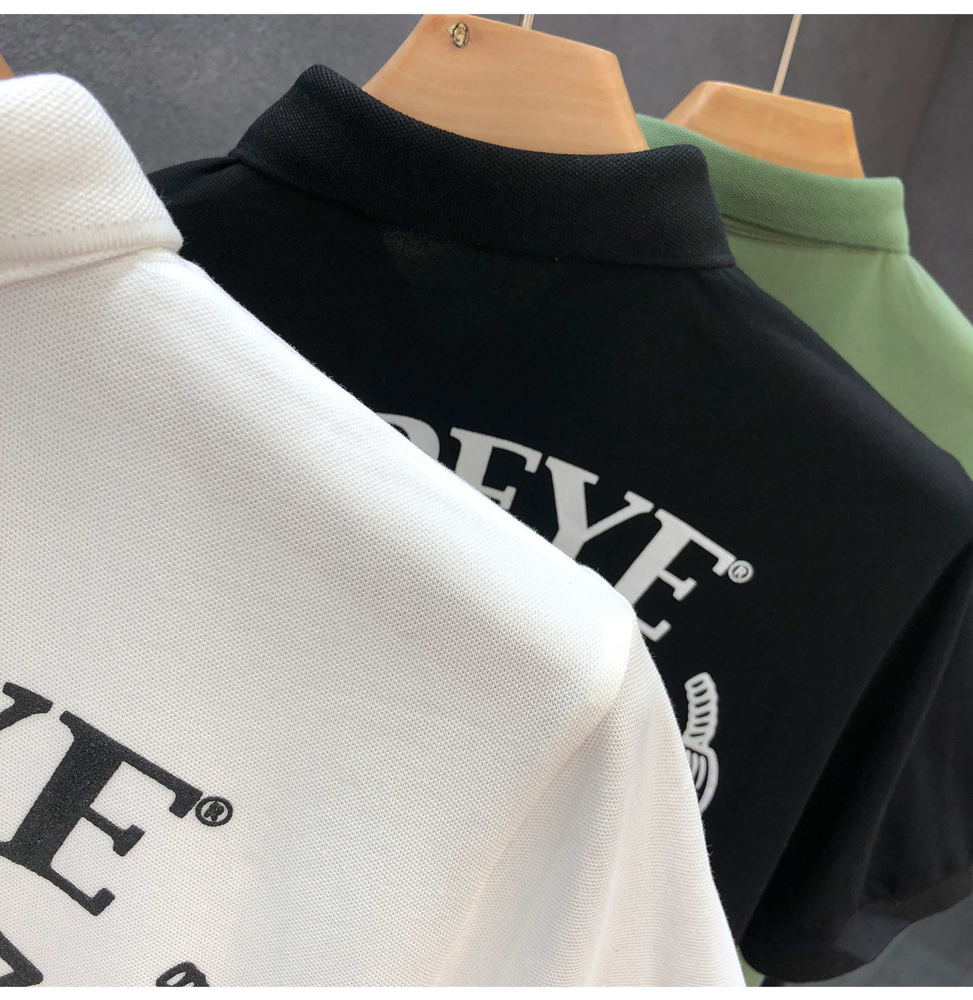 Cartoon printed Polo shirt, t-shirt, trendy brand, youth 2023 summer new men's short collar and half sleeved_voghion.com