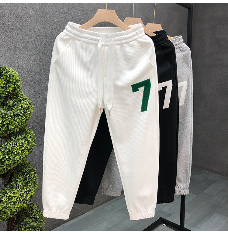 Herren Sweatpants Bestickt Mit Lockerer Passform Für Freizeit_voghion.com