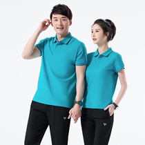 Summer Couple Sports Casual Set Men and Women Short Sleeves T-shirt Paul Polo Shirt Pure Cotton List Clothing Purchase Print