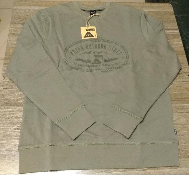 (Shi Jia) Poler Lasso Crew Sweatshirt men's long-sleeved sports casual clothes spot