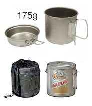 Snow Peak Trek 900 1400 Ti SCS-008T SCS-009T Titanium Set