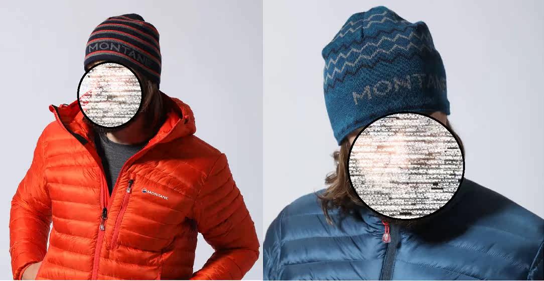 (Stoke) UK Montane Logo Beanie Merlinu wool blend printed insulated cap