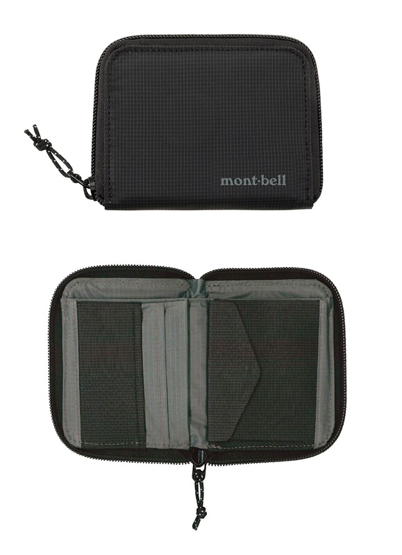 【Shijia】 Montbell Zip Wallet Fully Openable Nylon Wallet with Zipper
