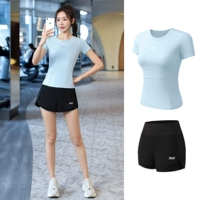 Небо синий [короткий рукав] + черный [шорты]