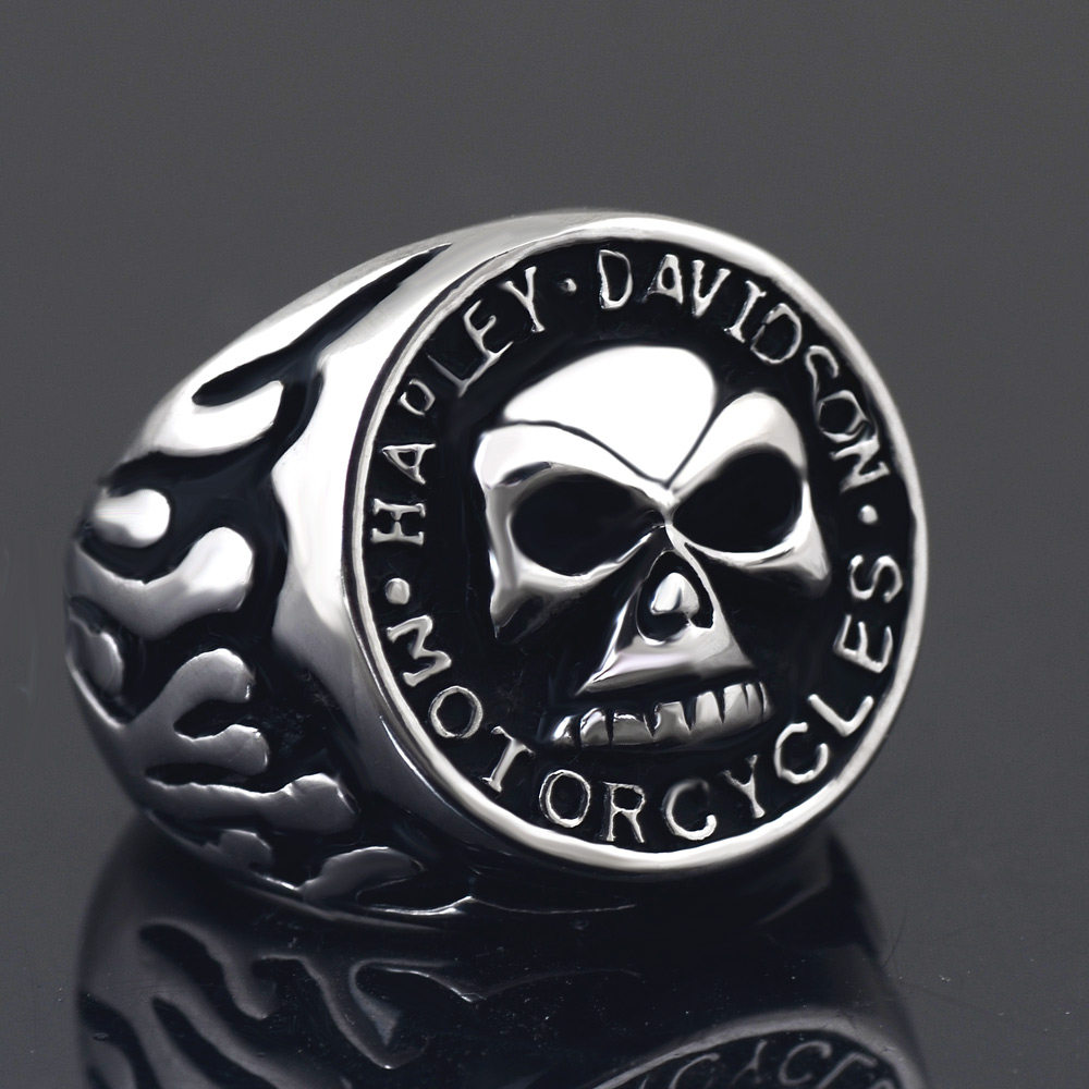 Bague homme PUNK ELEMENTS en Acier au titane - Ref 3088702 Image 4