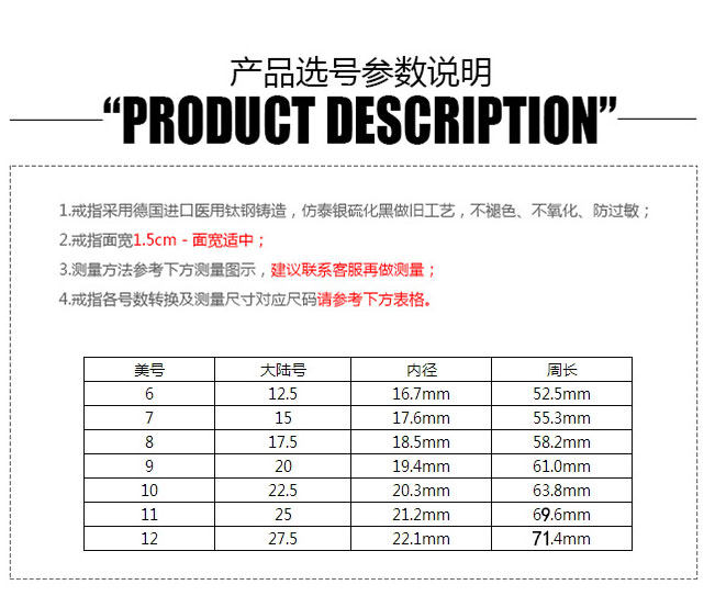 Bague homme PUNK ELEMENTS en Acier au titane - Ref 3088702 Image 14