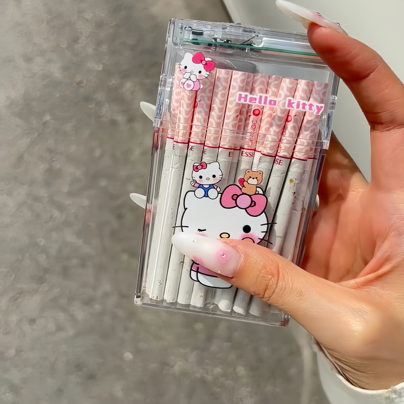 Cartoon Cute Hello Kitty Transparent Cigarette Case and Lighter Two-In-One Large Capacity Anti-Pressure and Anti-Fall Ultra-Portable 20-Pack Cartoon Cute Hello Kitty Transparent Cigarette Case and Lighter Two-In-One Large Capacity Anti-Pressure and Anti-Fall Ultra-Portable 20-Pack
