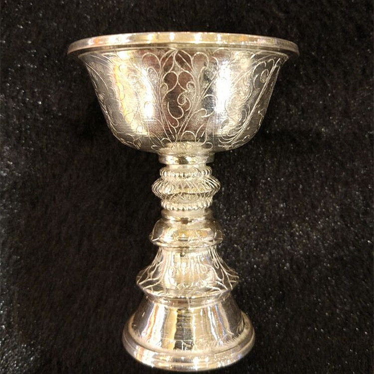 Nepal sterling silver oil lamp for lamp mini handmade