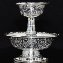 Nepalese Dharma Protector Cup Sterling Silver Dharma Protector Cup Nepalese Sterling Silver Mini Dharma Protector Cup