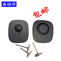  100 RF anti-theft buckles small black square clothing anti-theft buckles supermarket anti-theft buckles anti-theft magnetic buckles anti-theft