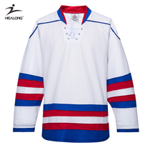 Sublimation ice hockey suit custom long and short sleeves mens childrens game training team uniform custom skating suit pants custom