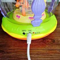 Baby Hands Beat Drum Children Music Carousel Clapping Drum Storytelling Machine Round Hole Charger Data Line Charging Line