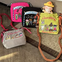 Маленький ремешок для сумки, летняя небольшая сумка, трендовый универсальный мобильный телефон, кошелек для ключей, с вышивкой