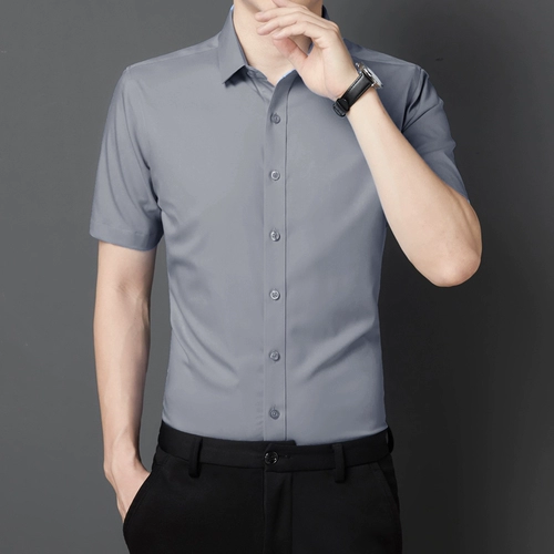 Однотонная летняя рубашка, пиджак классического кроя для отдыха, изысканный стиль, облегающий крой