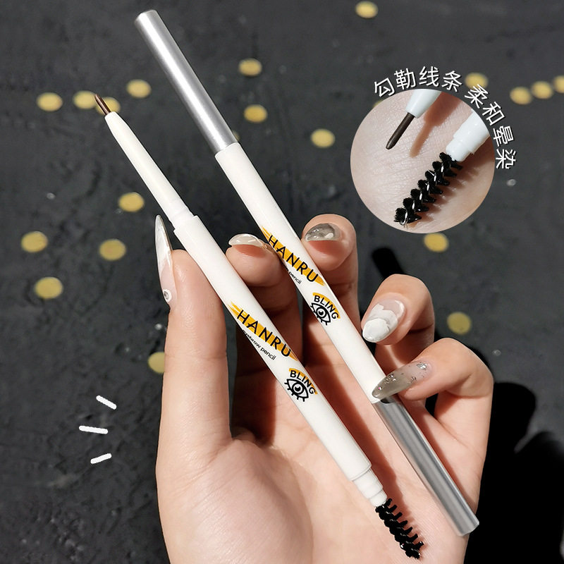 Tian cat u first tried the big card double head extremely slim eyebrow pen waterproof perspiration easy on the upper color without fainting beginners u first try out