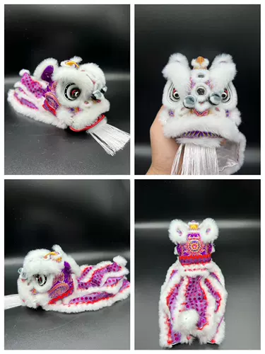 Wake -Up Lion Ornament Lion Head Net Red Non -Heritage Art Online Red Old Master Lion Gate To Foreigner Male Lion Teenager