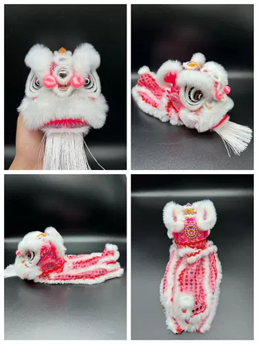 Wake -Up Lion Ornament Lion Head Net Red Non -Heritage Art Online Red Old Master Lion Gate To Foreigner Male Lion Teenager
