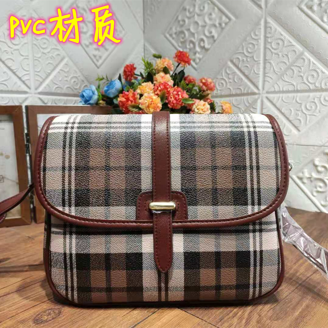 2022 new foreign trade big-name original single cut label women's bag exported to the United States surplus single-contrast color bag one-shoulder messenger women's bag