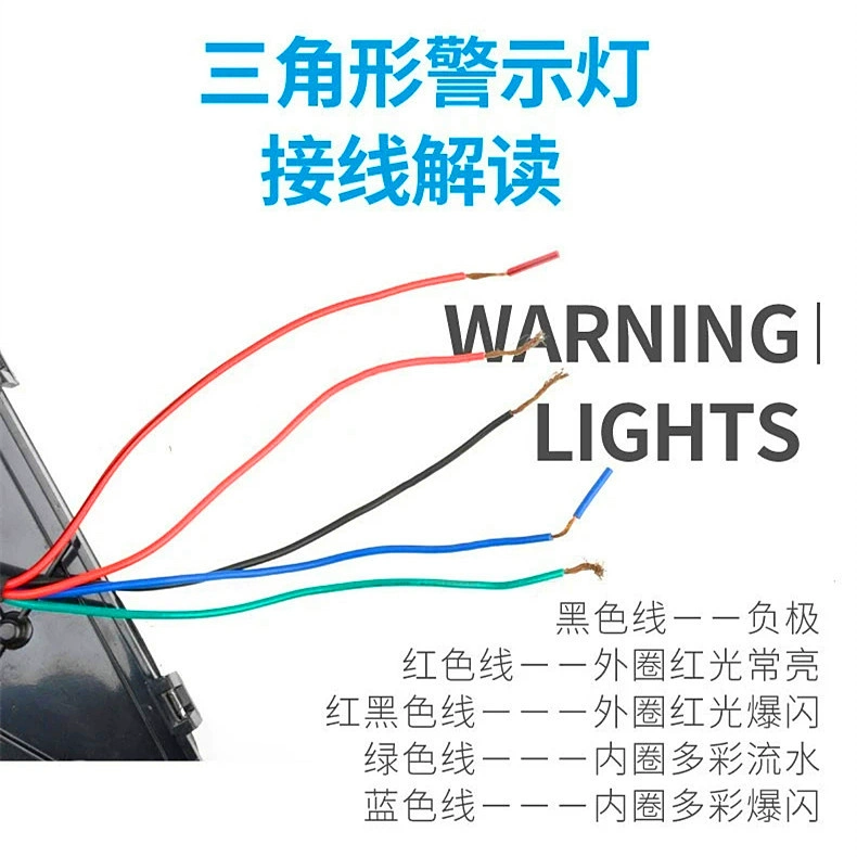 kính xe ô tô Sức mạnh sáng như thế nào sáng, Tam giác LED nổ mìn Trailer Trailer Trailer Cảnh báo phanh CẢNH BÁO FLASH FLASH FLASH Đèn chống đèn hậu gương chiếu hậu kính xe ô tô