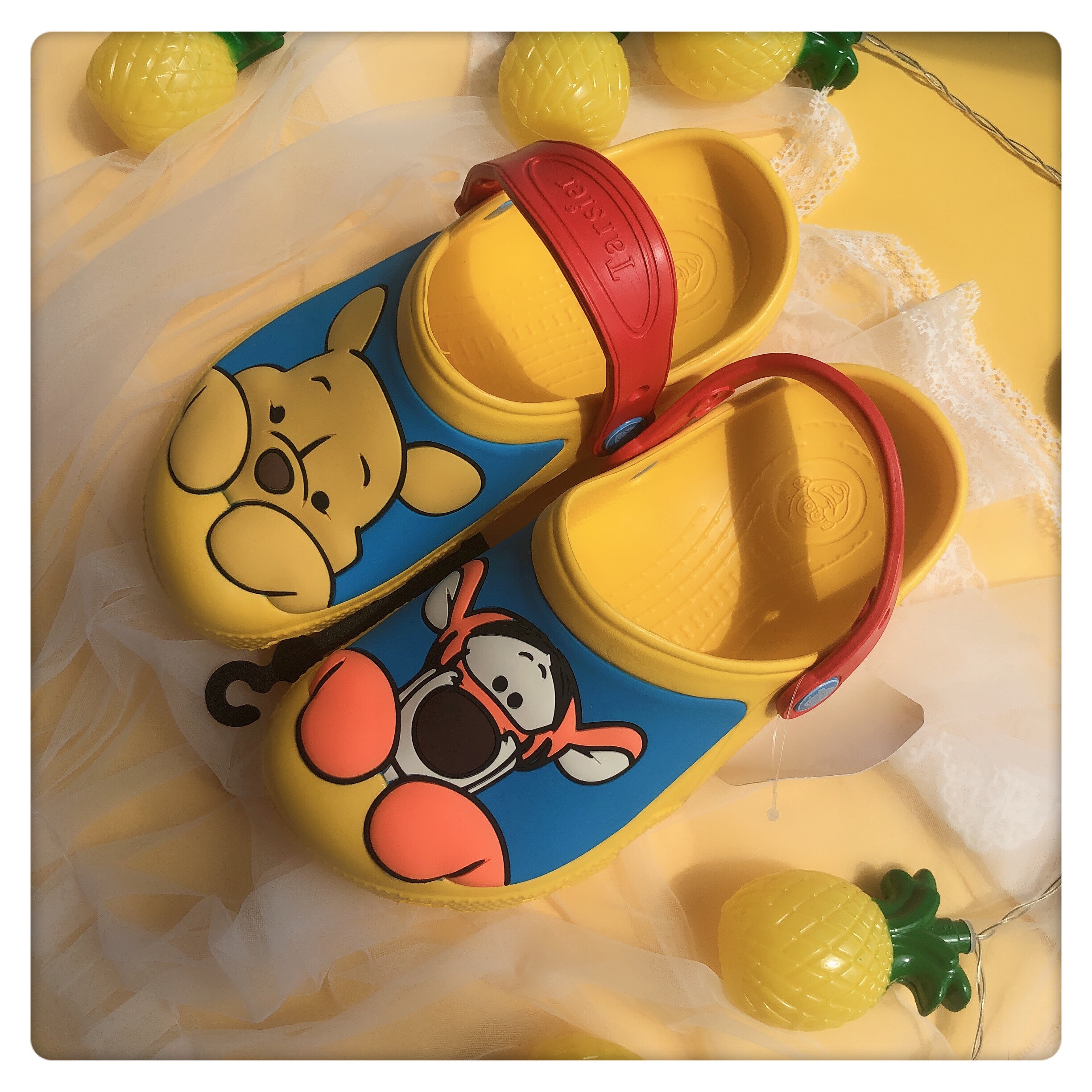 Cute to fly Baotou Half slippers women's summer outwear Girl heart Cebu students cool trawl red ins