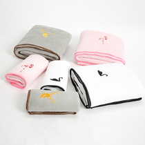 AOKEE new Black Swan embroidered towel bath towel soft absorbent adult baby big bath towel cute bath towel