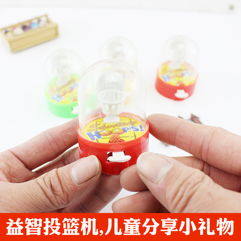 Creative Mini Finger Basket Machine Decompression of Puzzle Children Kindergarten Small Toys Parent-child Interactive Desktop Consoles
