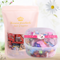 (Gift bag) mixed assorted wedding candy wedding candy bulk fruit multi-flavored soft candy 500g snacks