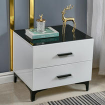Bedside cabinet Simple modern economy locker Bedroom bedside cabinet white painted bedside cabinet