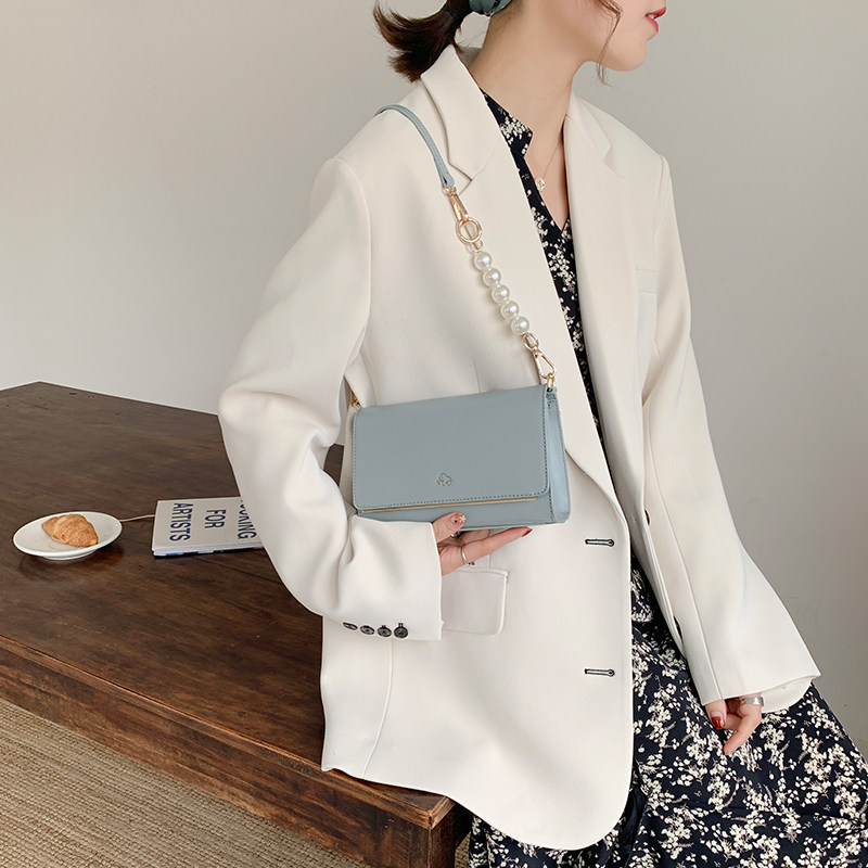 micocah bag new female pearl chain underarm small square bag retro messenger bag summer all-match fashion temperament