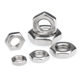 304 ສະແຕນເລດ hexagonal thin nut flat nut screw nut M2.5M3M4M5M6M8M10M12M14-M52