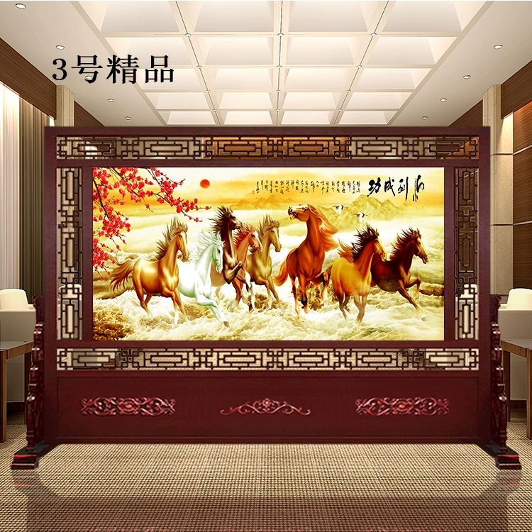 Tùy chỉnh màn hình hiên gỗ rắn phân vùng cảnh quan toàn vẹn phong cách Trung Quốc phòng khách công ty văn phòng khách sạn đơn vị màn hình hội trường - Màn hình / Cửa sổ mẫu song cửa sổ gỗ đẹp