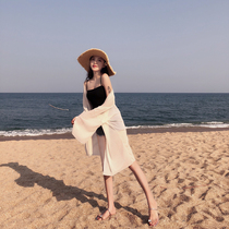 Beach blouse Sanya tourism seaside wear womens photo clothes Sundress shawl jacket cardigan sunscreen clothes