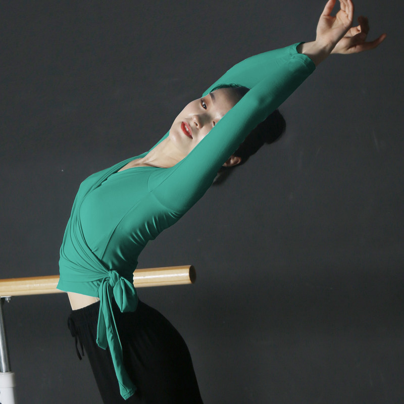 Modale opening shirt modern dance practice Classical Dance Dress Female Adult Long Sleeve Dance Suit Body Suit